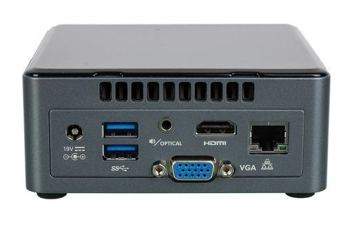 Intel Мини-ПК NUC 7 (NUC 7) (Intel Celeron J3455, RAM 4 ГБ, SSD 120 ГБ, Без видеокарты, Windows 10 Home), #1