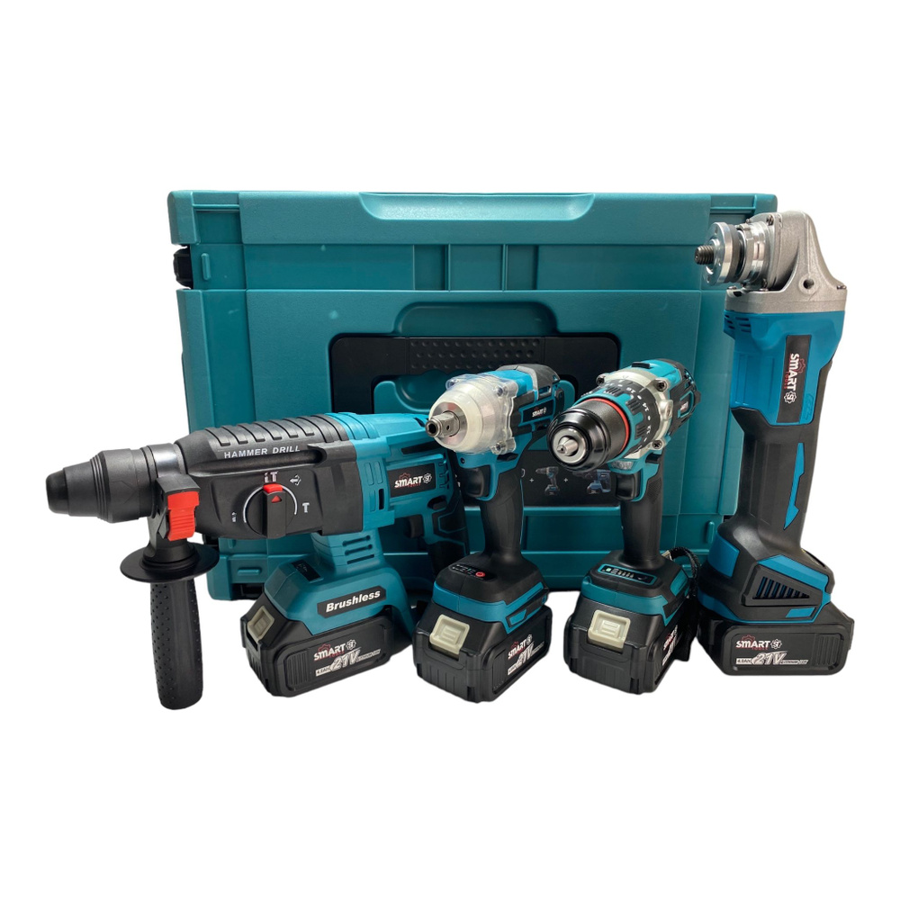 Набор инструментов 4 в 1 аккумуляторный бесщеточный - купить с ...