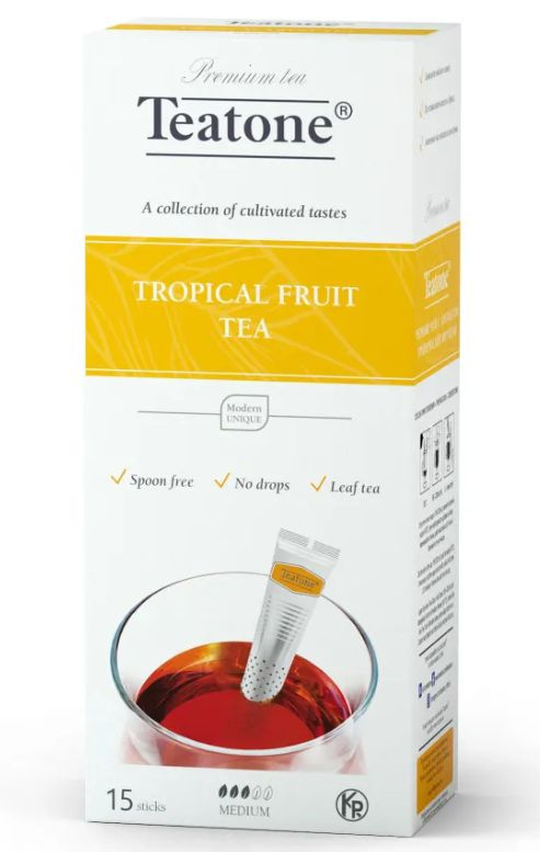 Чай черный с ароматом тропических фруктов Teatone 15 стиков  #1