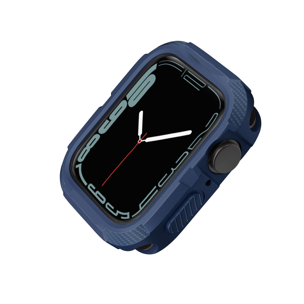 Прочный корпус для корпуса Apple Watch 44 40 45 41мм, аксессуары TPU заставка  #1