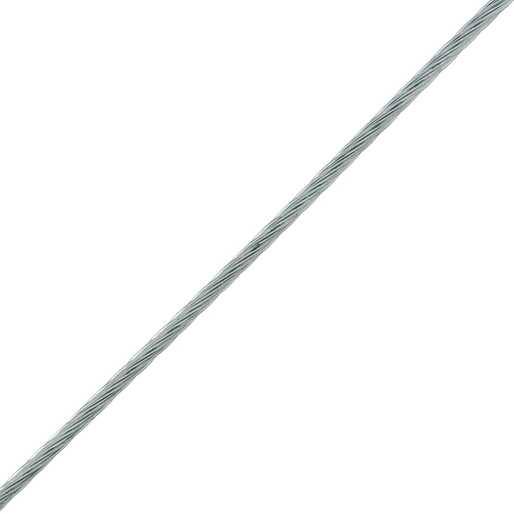 Трос Standers стальной оцинкованный 1 мм цвет серебро 25 м/уп.  #1