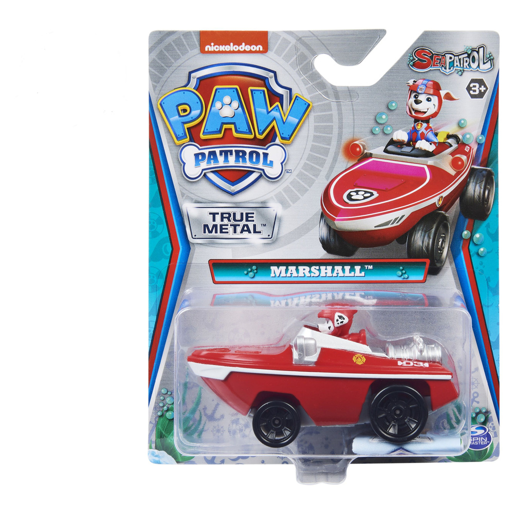 Машинка Paw Patrol Дайкаст True Metal Sea Patrol Marshall Маршалл  6053257/20131200 купить на OZON по низкой цене (1461096292)