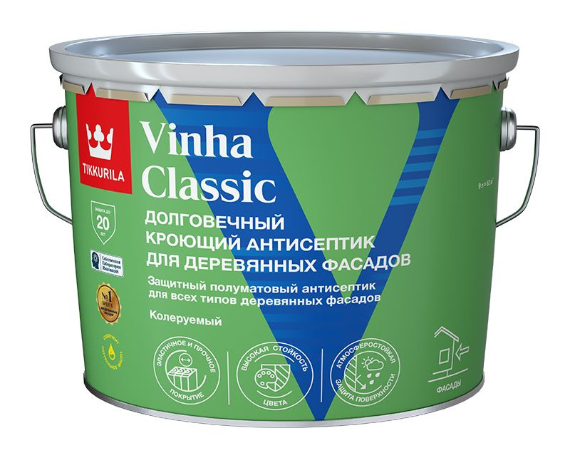 Tikkurila Строительный антисептик Декоративно-защитный 9 л #1