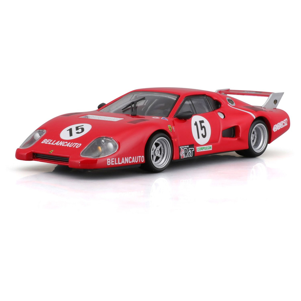 Машинка коллекционная Ferrari - 512 BB II serie 1981, 1:43, красная,  Bburago, 18-36308 - купить с доставкой по выгодным ценам в  интернет-магазине OZON (1471903402)