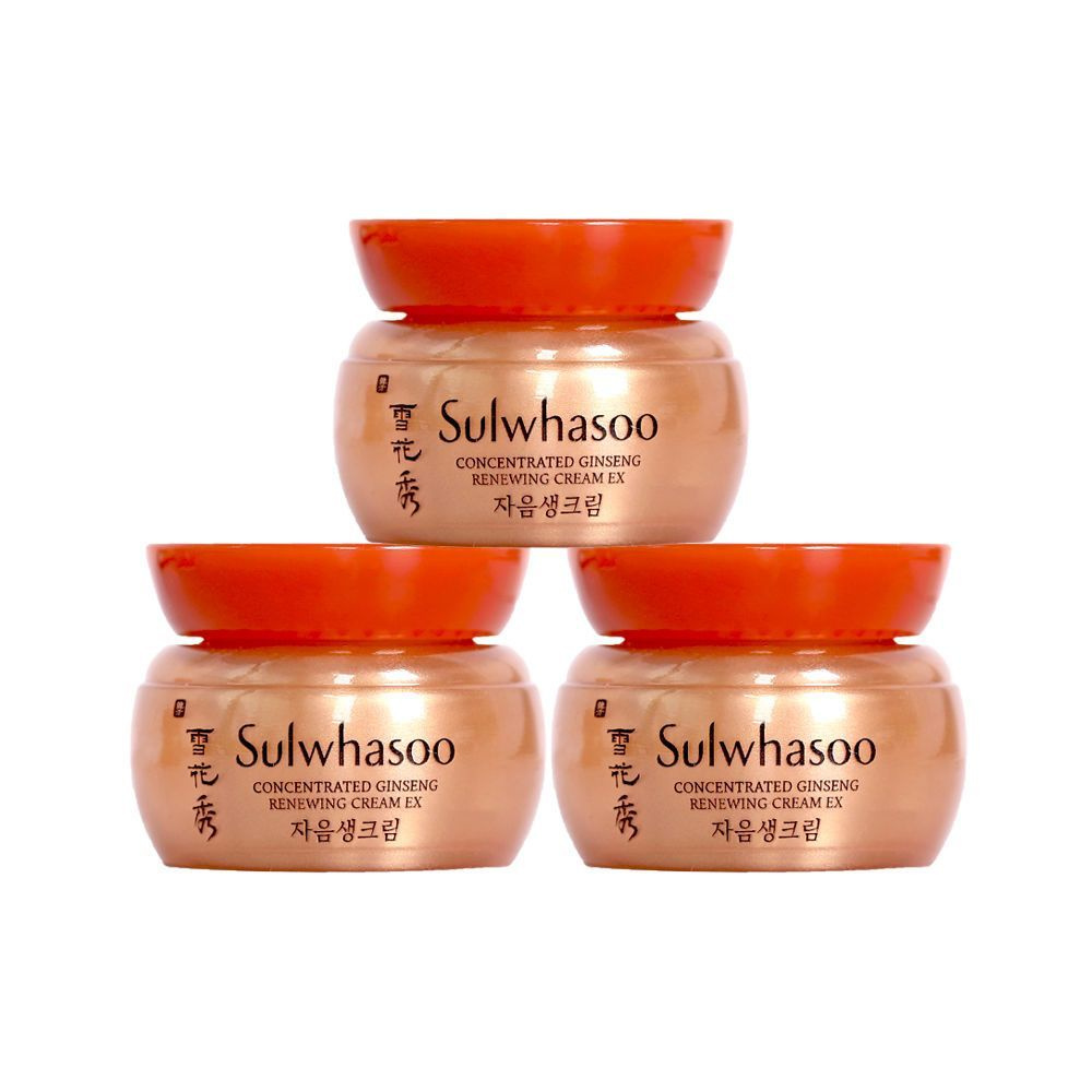 Южная Корея Sulwhasoo Питательный крем с женьшенем Yinsheng среднего и малого размера, 5 мл, 1 флакон, #1