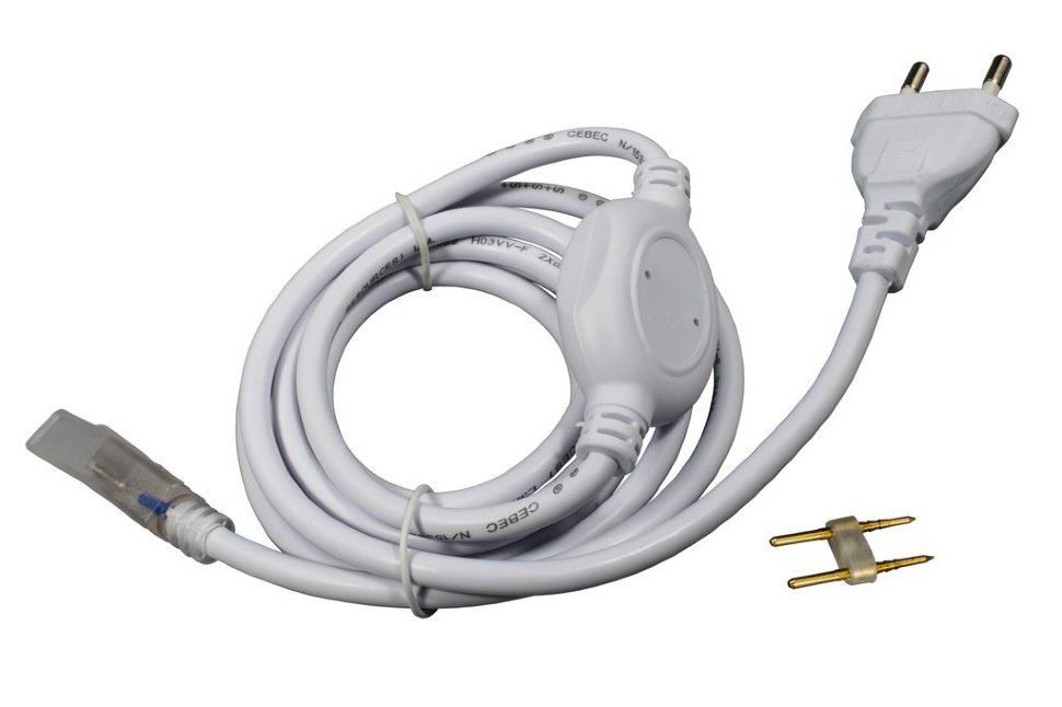 Кабель GLS Сетевой провод для лент 220В IP67 - купить по низкой цене в ...