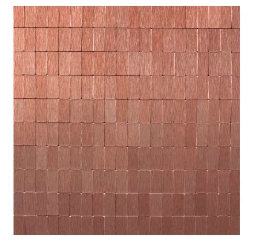 Мозаика алюминиевая Artens Tara 30.6x29.6 см цвет розовое золото  #1