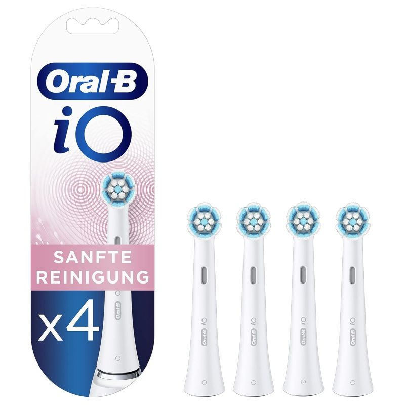 Насадки для электрической зубной щетки Oral-B iO SANFTE REINIGUNG ,4 шт,white  #1