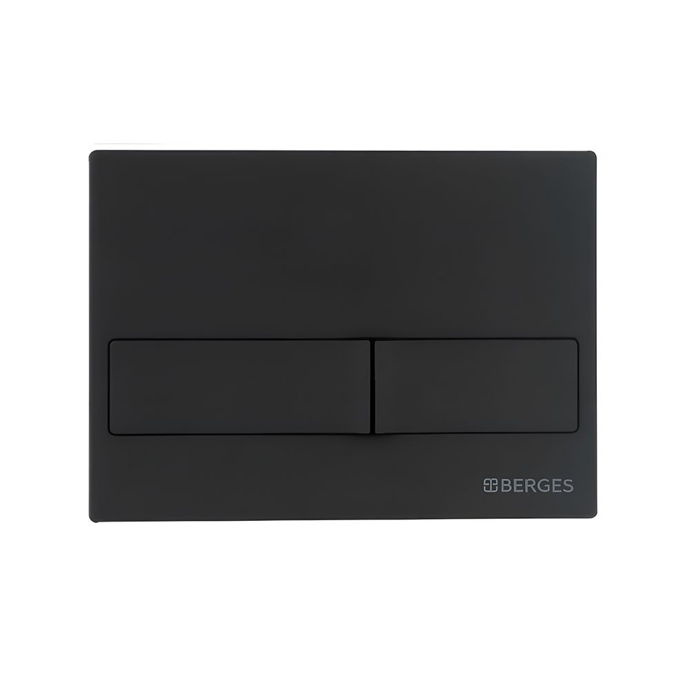040015 Кнопка BERGES для инсталляции NOVUM L5 Soft Touch черная #1