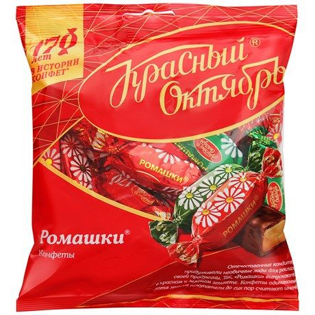 Конфеты Красный Октябрь Ромашки шоколадные, 250г #1