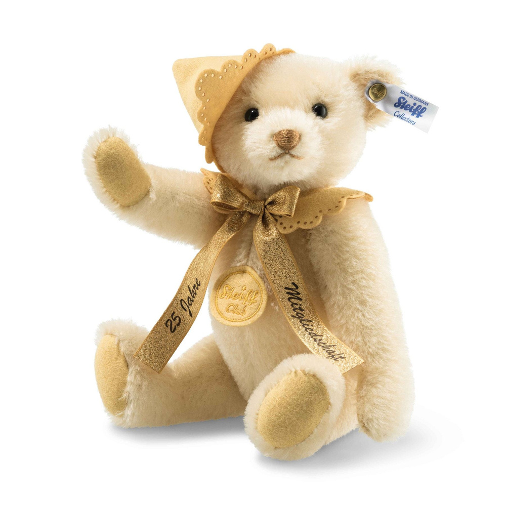 Steiff Ours Endormi 082535 - Peluche 25 Cm - Marron - Neuf (jamais Joué)