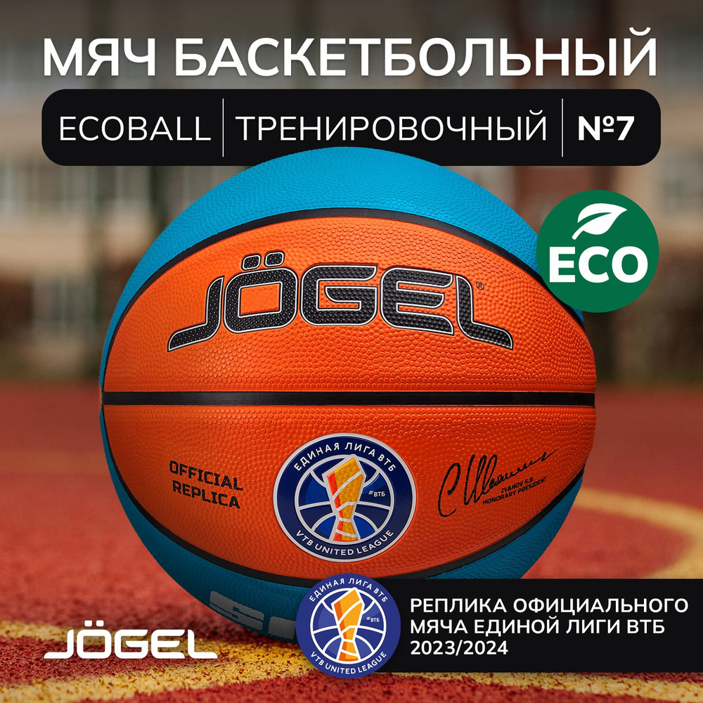 Баскетбольный мяч профессиональный ECOBALL Replica размер 7 #1