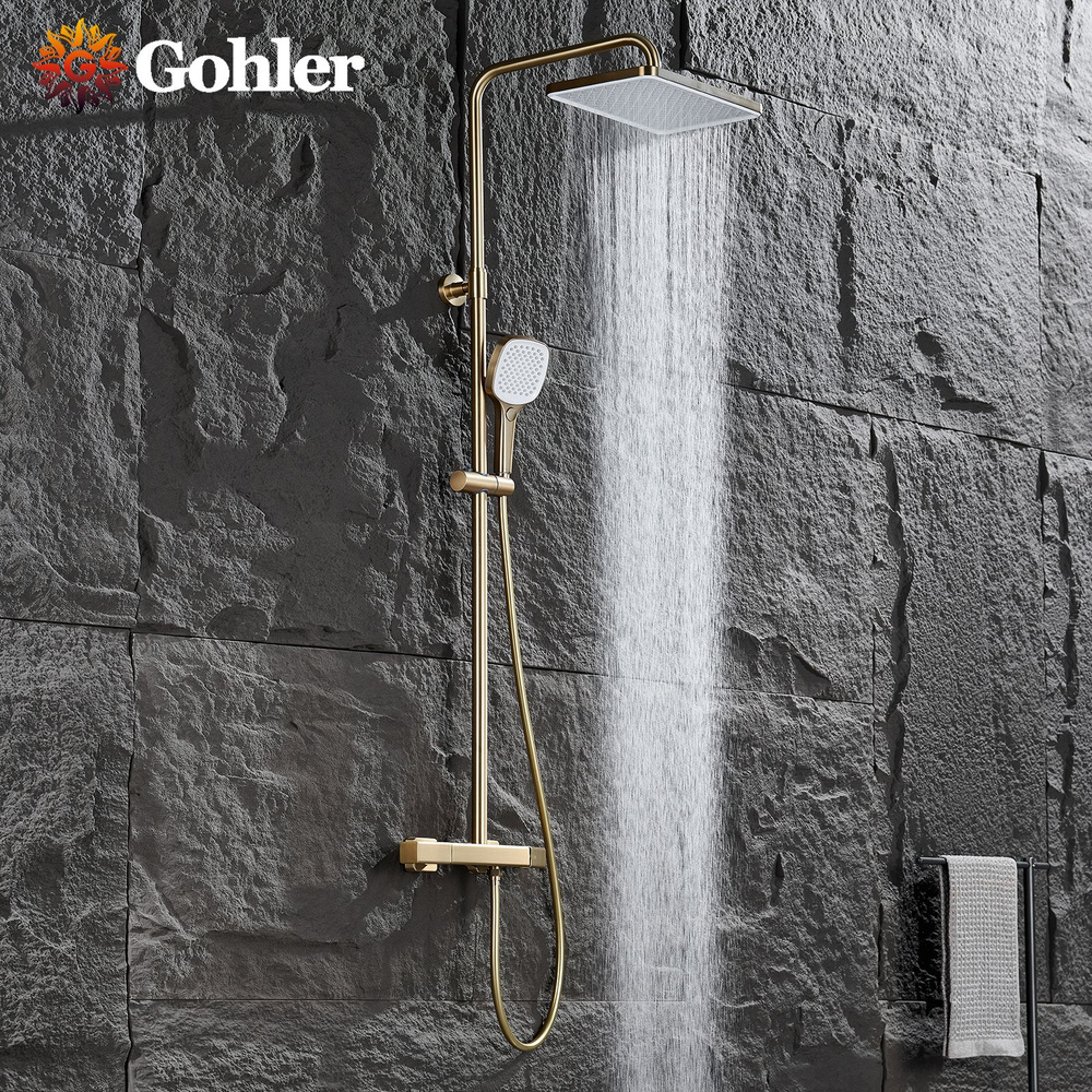 Душевая система (стойка) с тропическим душем G8211G - купить с ...