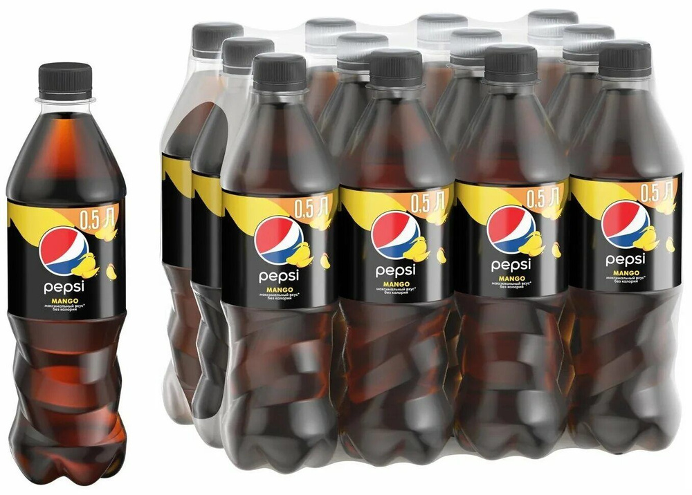 Pepsi Cola Mango 0,5л. 12шт. / Пепси Кола Манго 0,5л. 12шт. #1