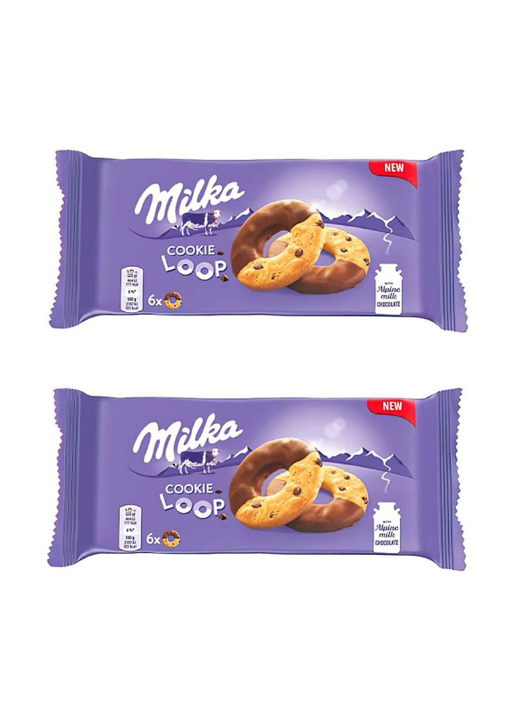 Печенье Milka Cookie Loop, 132 г х 2 шт #1