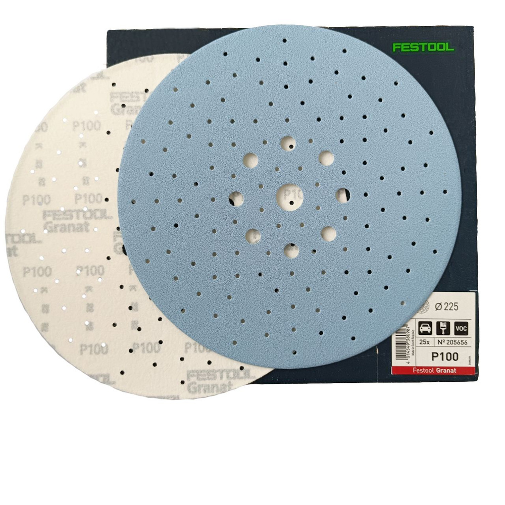 Шлифовальные круги FESTOOL (Фестул) Granat STF D225/128 P100 GR/5 205656 #1