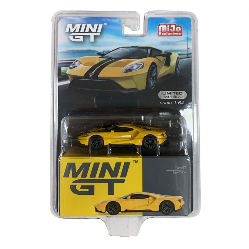 Металлическая коллекционная машинка Mini Gt Mijo Exclusive Ford GT 1:64 масштаба Эксклюзив  #1
