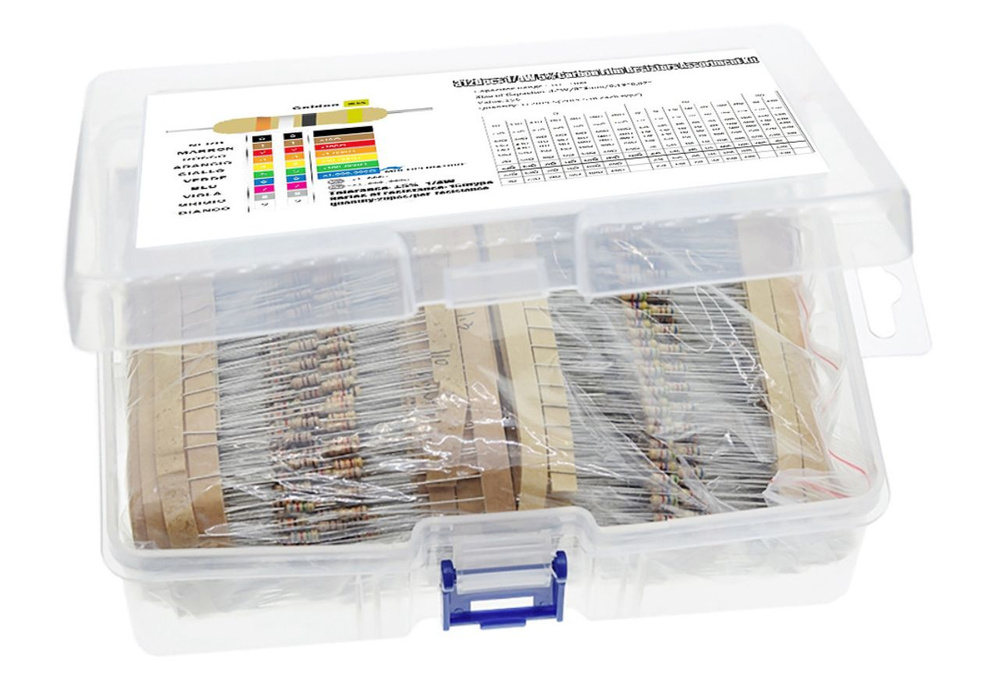 Моторизованный разветвитель в сборе Адаптер Кабель Аксессуары Набор резисторов 3120шт (156 видов) в боксе, #1