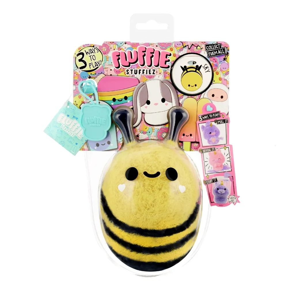 Мягкие игрушки Щипай FLUFFIE STUFFIEZ Маленькая Пчела #1