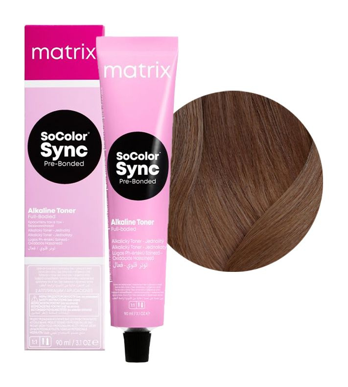 Краска для волос Matrix SoColor Sync Pre-Bonded 6N темный блондин 90 мл ...