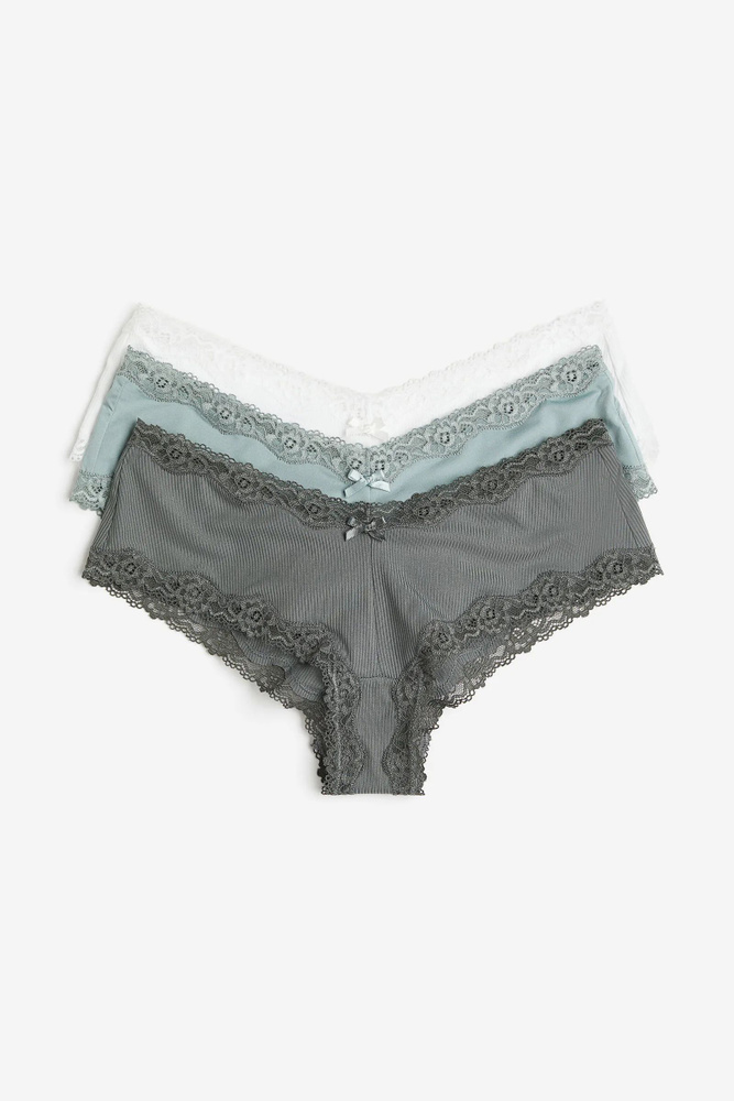 Комплект трусов хипстеры H&M Ladies Briefs, 3 шт #1