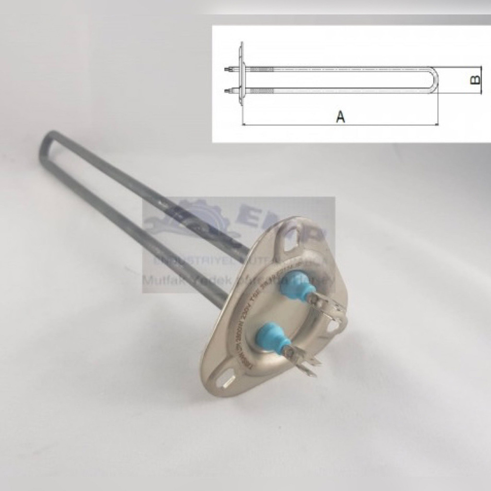 Блок ТЭН для посудомоечной машины из нержавейки 3000W / 220-380V / L ...