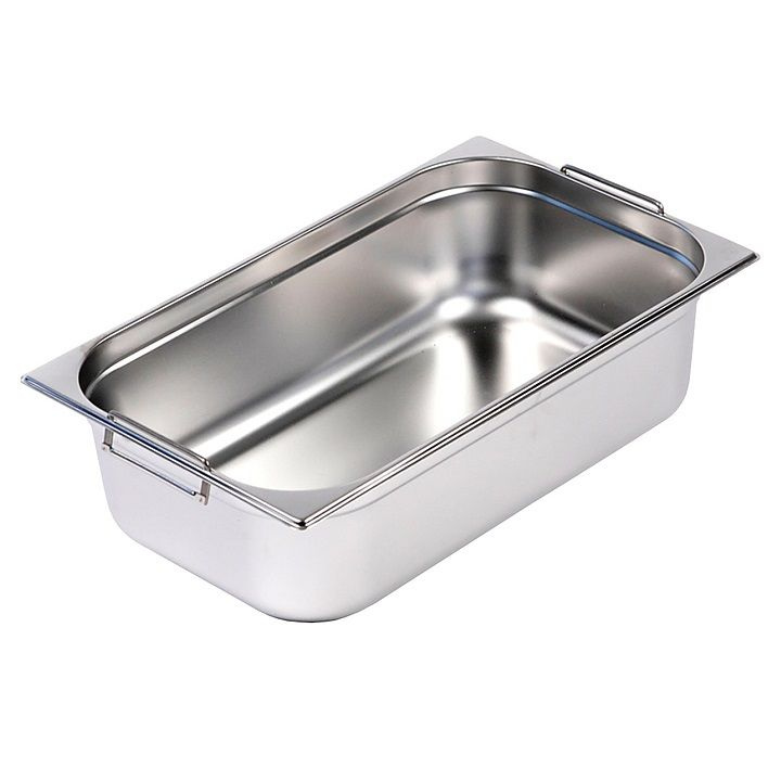 Гастроемкость из нержавеющей стали Hurakan GN-H 1/3-100 с ручками ...