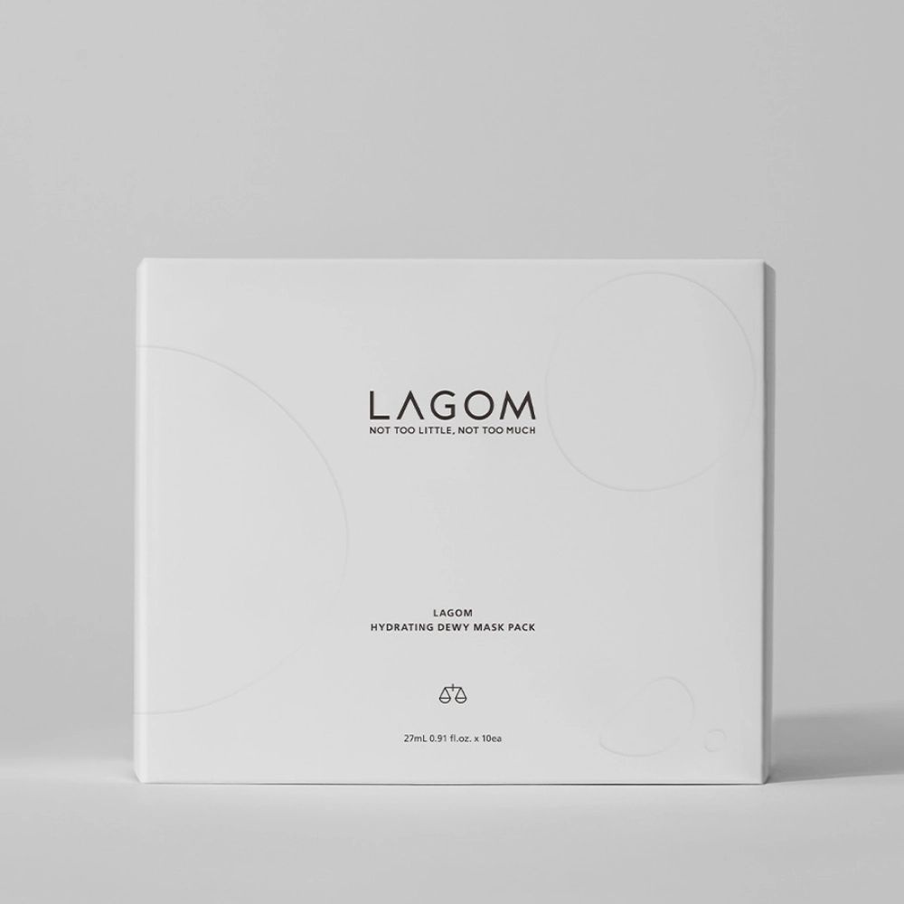 Маска увлажняющая с эффектом росы Lagom Hydrating Dewy Mask Pack (10 шт)  #1