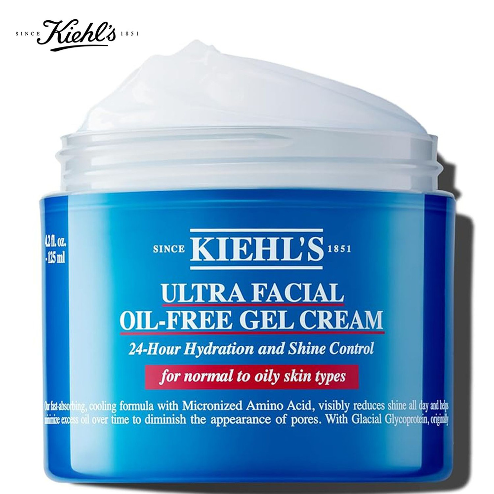 Kiehl's Ultra Facial Oil-Free Увлажняющий, уменьшающий блеск гель-крем для жирной и нормальной кожи, #1