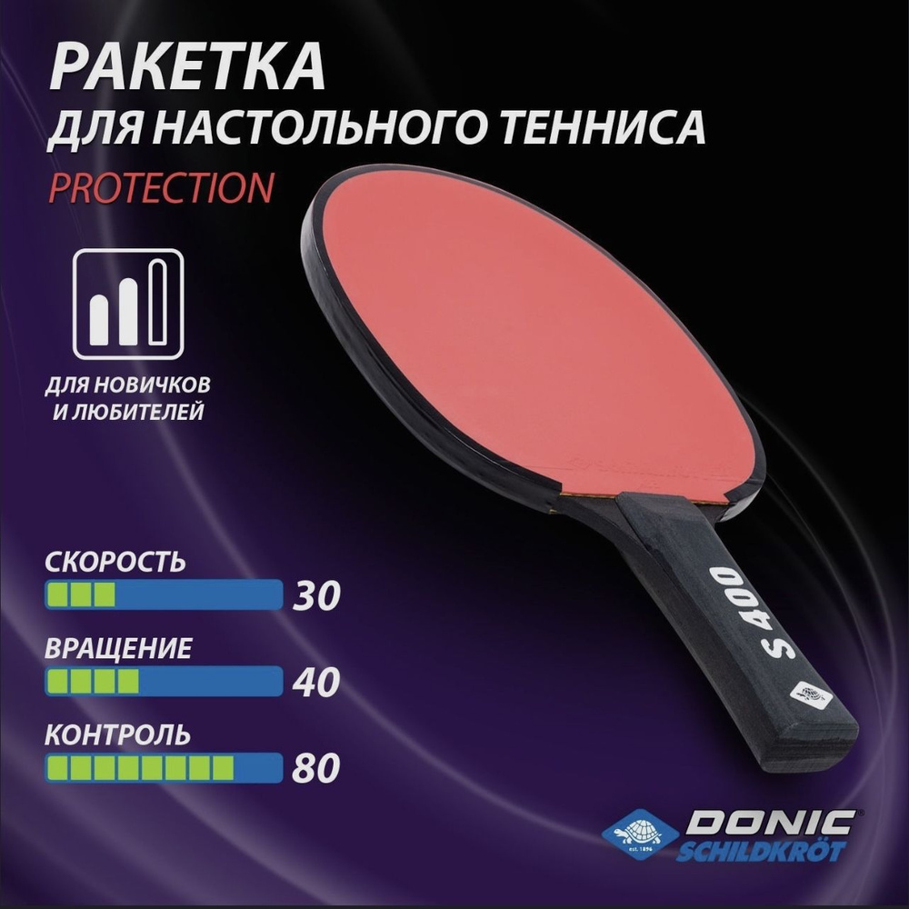 Ракетка для настольного тенниса Top Team 400 - купить с доставкой по ...