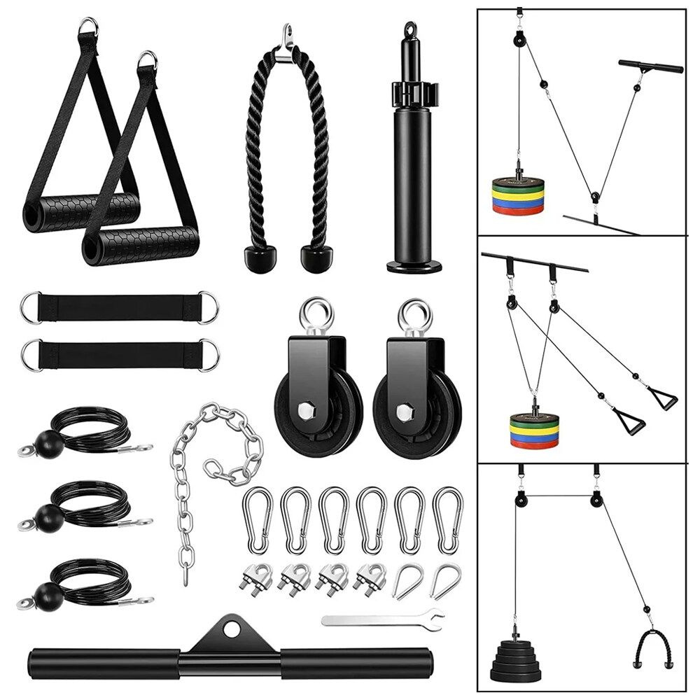 27 шт. навесные приспособления для фитнес-блоков для тренажерного зала LAT  #1