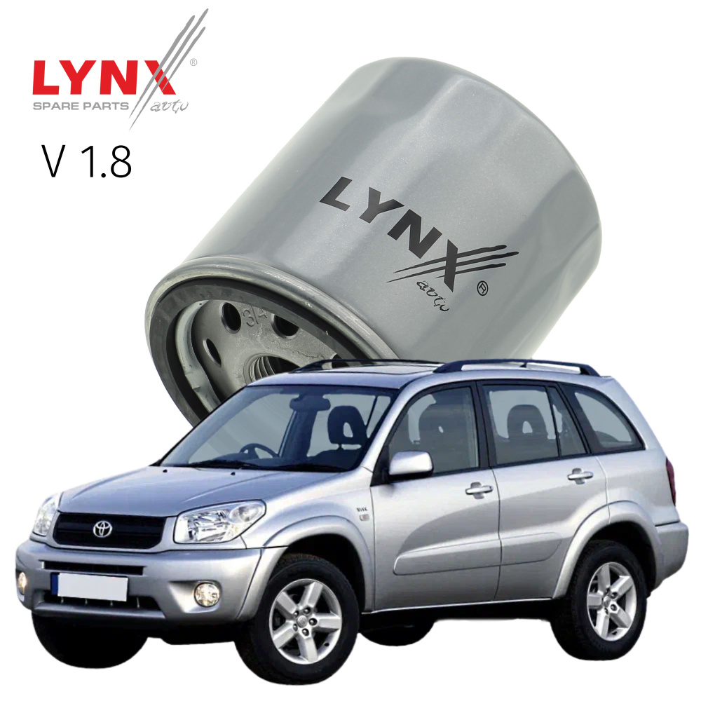 Фильтр масляный Toyota RAV4 (2) / Тойота Рав 4 2000 2001 2002 2003 2004 2005 V1.8 1ZZ-FE / 1шт LYNXauto #1