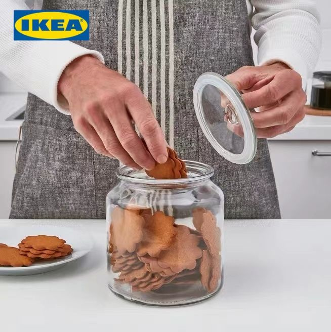 IKEA Бак для продуктов, Стекло, 1.9 л #1