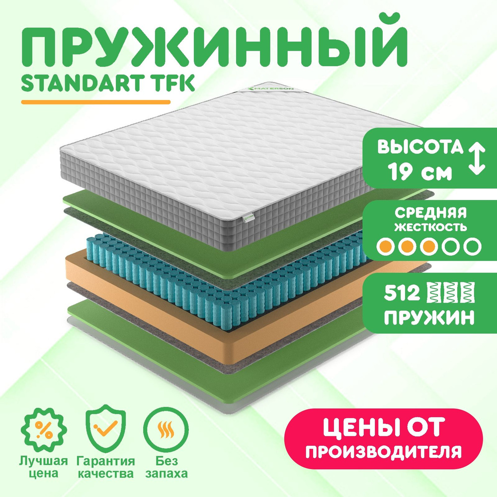 Матрас 95х220 Пружинный MATERSON Standart TFK 95x220 #1