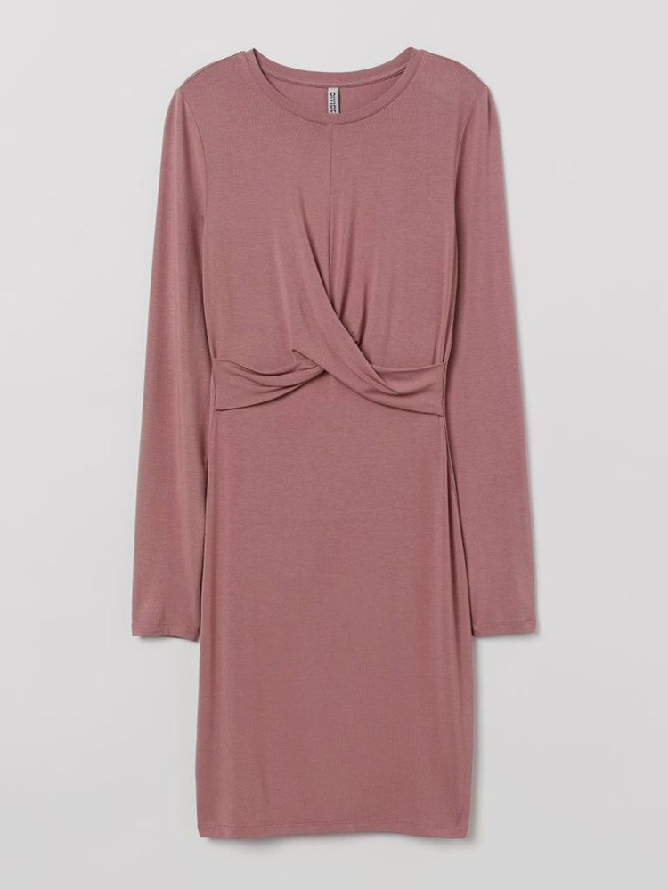 Платье H&M, цвет: винтажный розовый. 0687571005. Размер 34 (40 ...