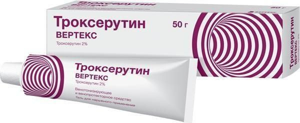 Троксерутин Вертекс, гель 2%, 50 г #1