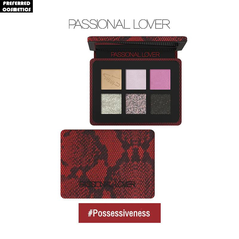 Палитра теней для век PASSIONAL LOVER X NANA с зеркальным эффектом