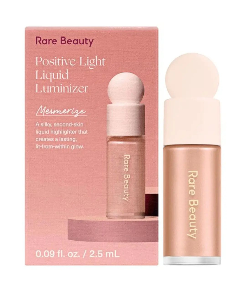 Жидкий хайлайтер люминайзер МИНИ Rare Beauty Positive Light оттенок ...