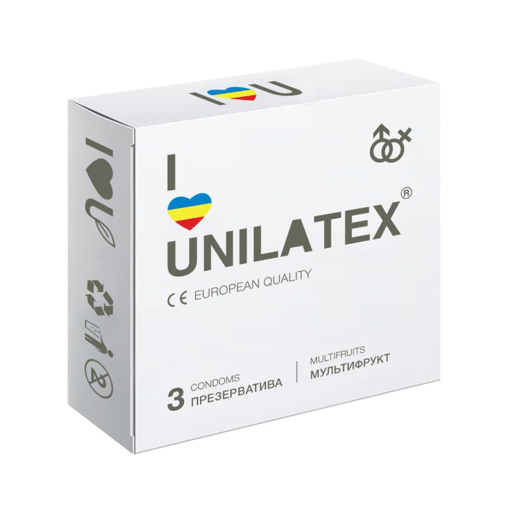 Презервативы UNILATEX Multifruits, 3 шт. #1