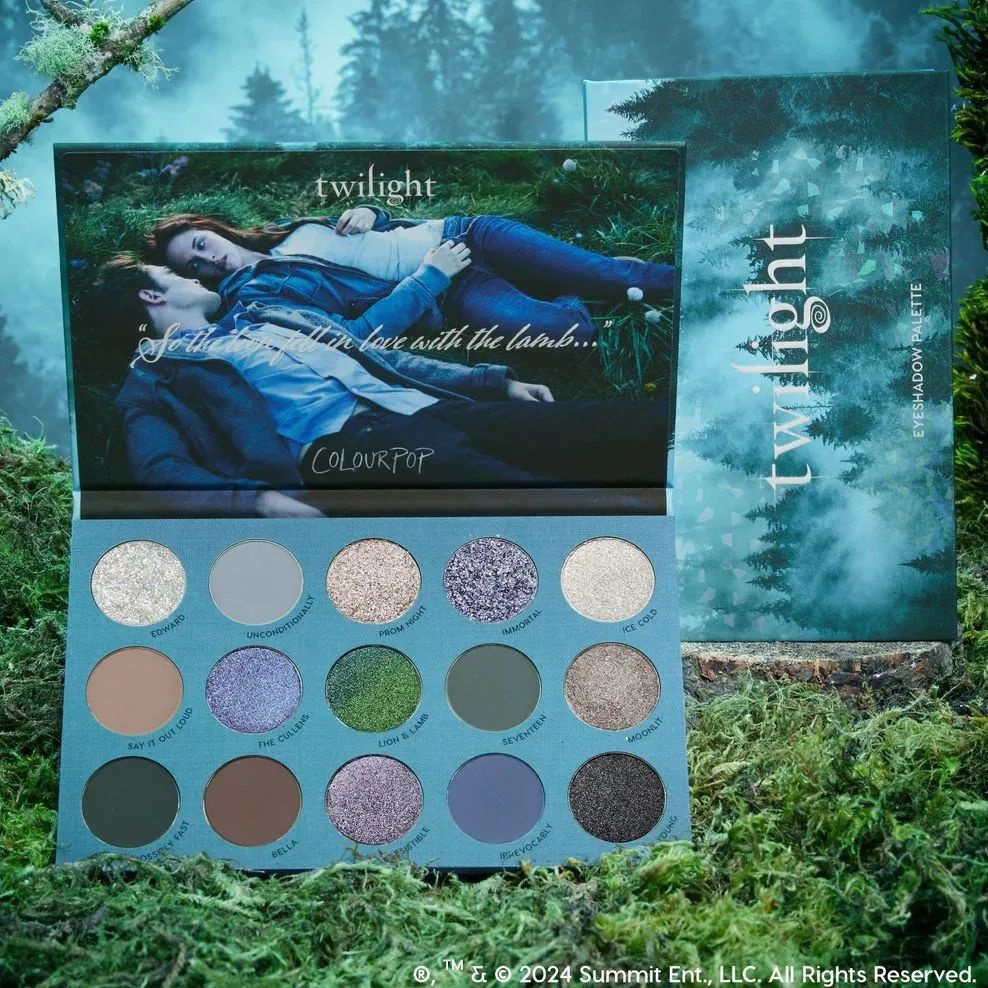 Палитра теней для век Twilight x ColourPop Shadow Palette #1