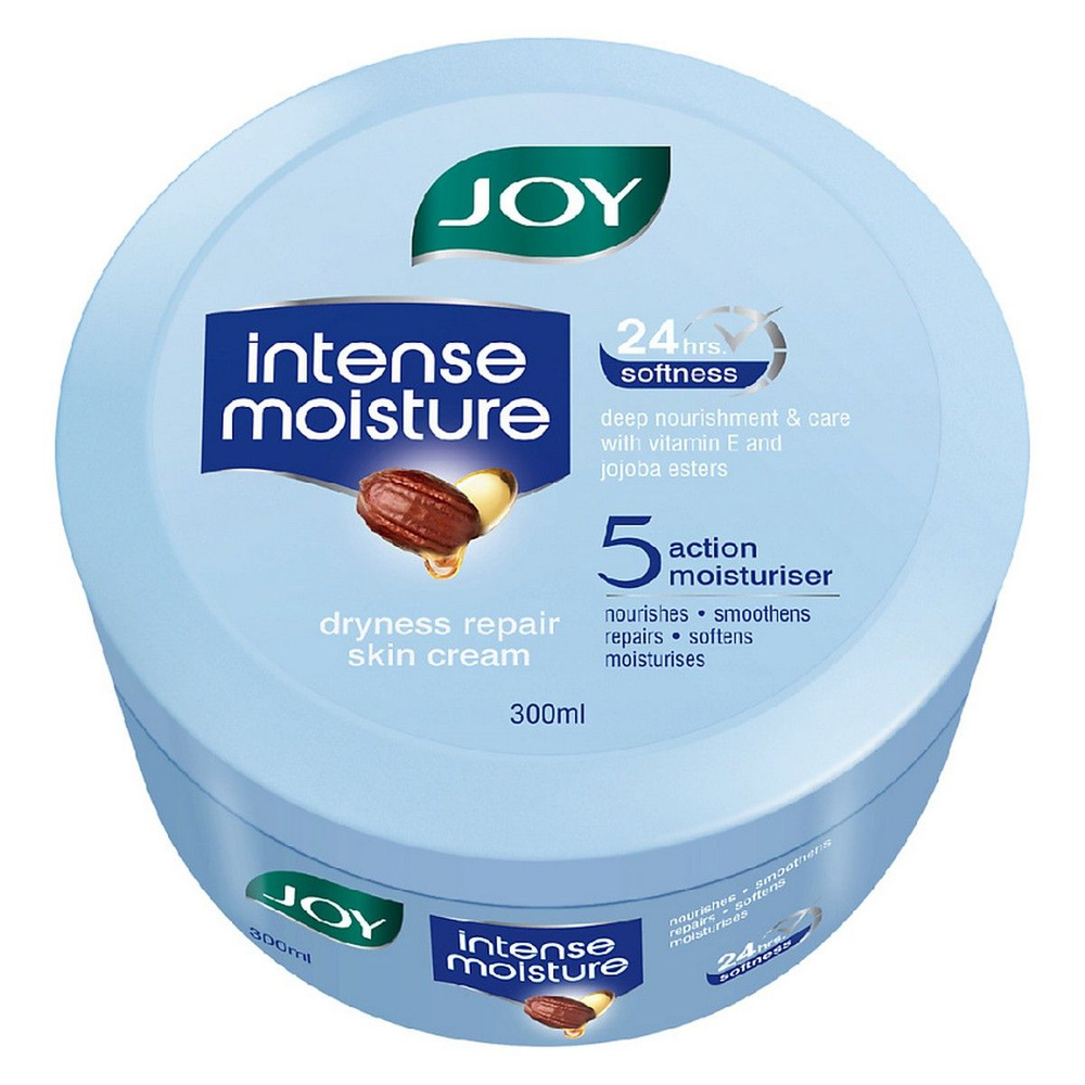 Крем для лица и тела Joy интенсивное увлажнение с витамином Е и маслом жожоба Intense Moisture, 300 мл #1