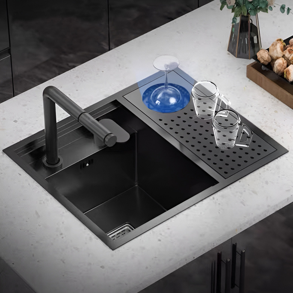 Мойка для кухни JAMESON Нержавеющая сталь марки 304 Многофункциональная ...