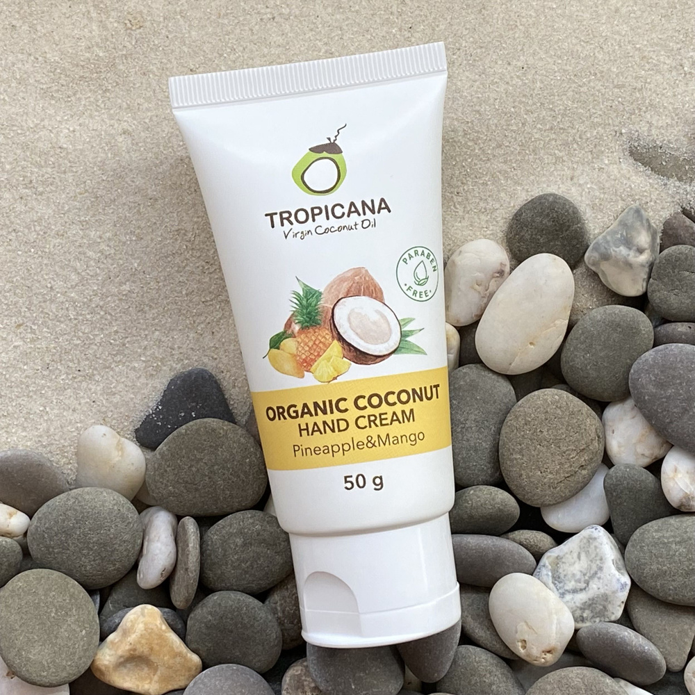 Крем для рук с кокосовым маслом Tropicana Organic Coconut Hand Cream с ...