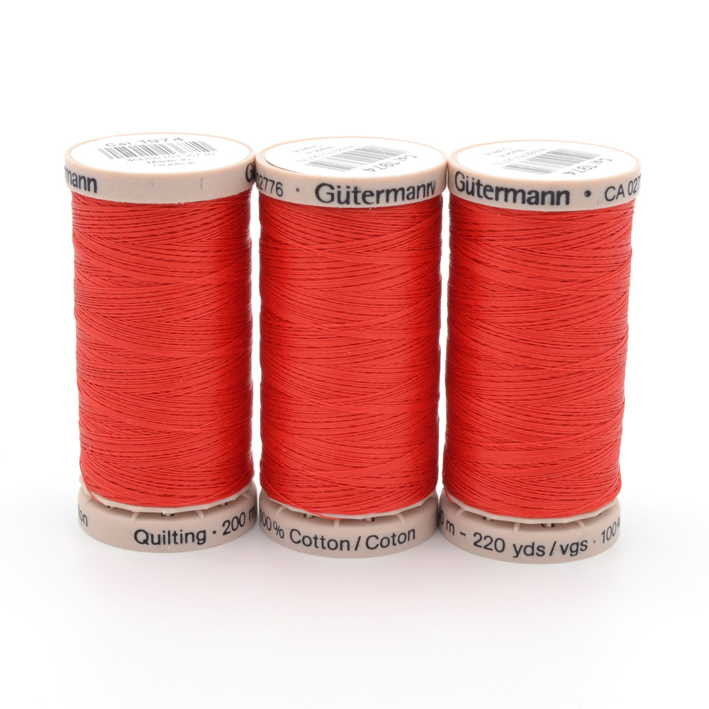 Нитки для квилтинга №1974 Gutermann Quilting 100% хлопок 200м арт ...