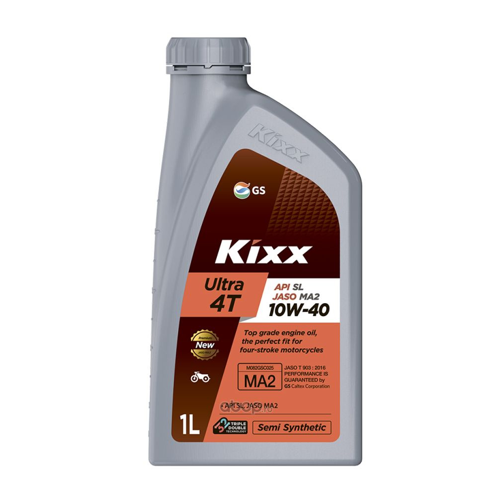 Kixx Ultra 4T 10W-40 Масло моторное, Полусинтетическое, 1 л #1