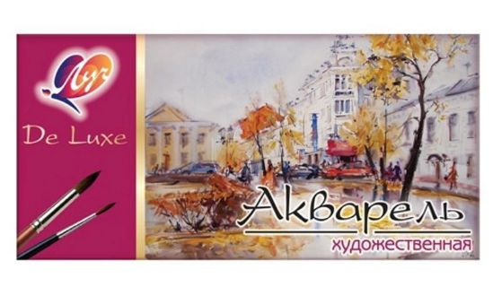 Краски акварельные Луч De Luxe медовые, 24 цвета #1