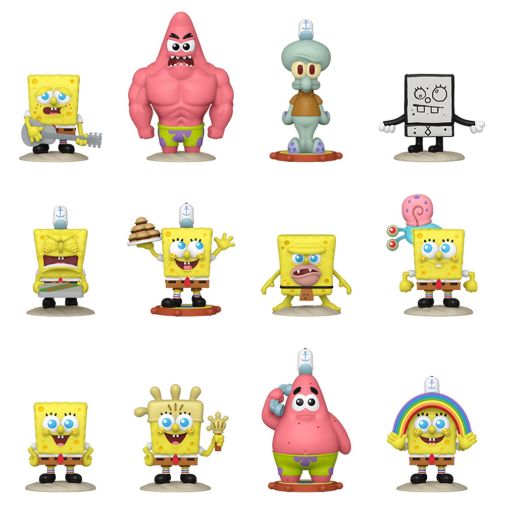 Фигурка Funko Mystery Minis Spongebob SquarePants 25th 1 штука (из12) 76102 #1