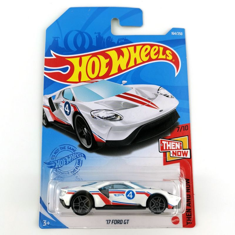 Машинка Mattel Hot Wheels 2021 C4982 17 Ford Gt White #1