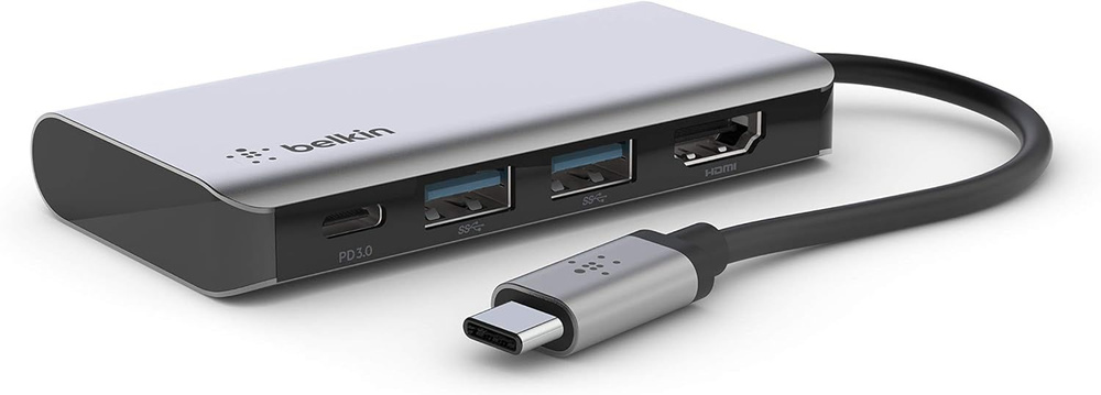 USB-хаб Belkin USB-C 4-in-1 Multiport Adapter with 4K HDMI #1