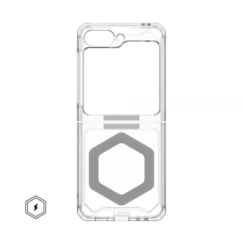 UAG Samsung Galaxy Z Flip 5 чехол для мобильного телефона Plyo с магнитной зарядкой, прозрачный военный #1